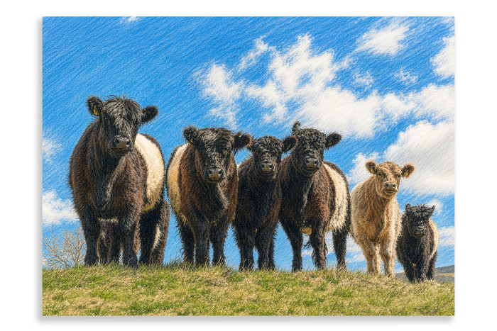 The Belted Galloway - Artistic